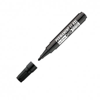 Noturīgais marķieris ICO 11XXL, 1-3 mm, melns