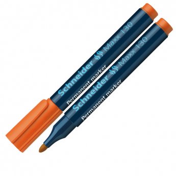 Noturīgais marķieris SCHNEIDER MAXX 130 konisks, 1-3 mm, oranžs