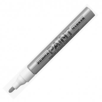 Noturīgais marķieris ZEBRA PAINT MARKER, 3 mm,  sudraba