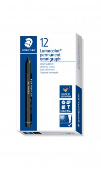 Noturīgais marķieris-krīts STAEDTLER LUMOCOLOR OMNIGRAPH 236, melns