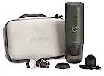 Outin Nano Travel Kit, Espresso Machine Bundle with Nano Protective Case, model OTEM-01, color Forest Green