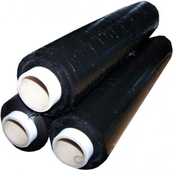 Palešu plēve 17 mkr, 2.36 kg, 450 mm x 270 m, melnā krāsā