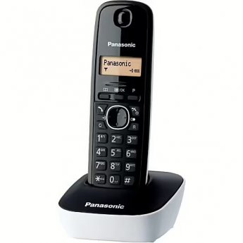 Panasonic Cordless KX-TG1611FXW Black/White, Caller ID, Phonebook capacity 50 entries, Built-in display, Wireless connection,