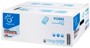 Papīra dvieļi Papernet, V-locījums, 2 slāņi, 23*24,5 cm, 266 loksnes, 412042