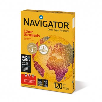 Papīrs NAVIGATOR COLOUR DOCUMENTS A3 120 g/m2, 500 loksnes/iepakojumā