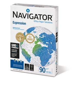 Papīrs NAVIGATOR EXPRESION  A4 90g/m2, 500 loksnes/iepakojumā