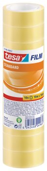 Pašlīmējoša lente tesafilm® Standard, caurspīdīga, 10 x 10m x 15mm