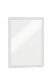 Pašlīpoša kabata DURABLE DURAFRAME® ar rāmi baltas krāsā, A4 formāts, 2 gab./ iepak.