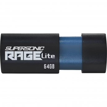 Patriot Supersonic Rage Lite, 64GB, Black & Blue