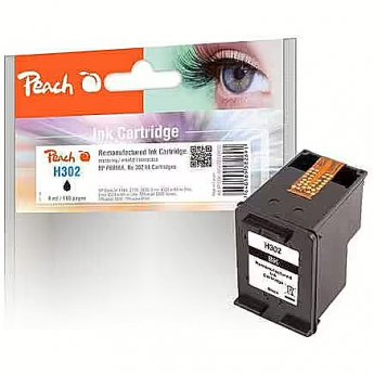 Peach ink black PI300-649 (compatible with HP 302, F6U66A)