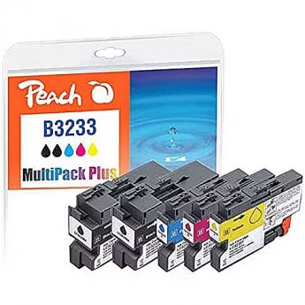Peach Ink Economy Pack Plus 320995 (compatible with Brother LC-3233)