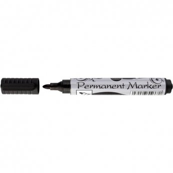 Permanentais marķieris CENTRUM 2-4mm, melns.