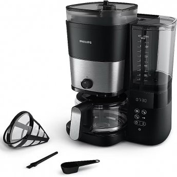 Philips All-in-1 Brew Drip coffee maker, Black/Silver