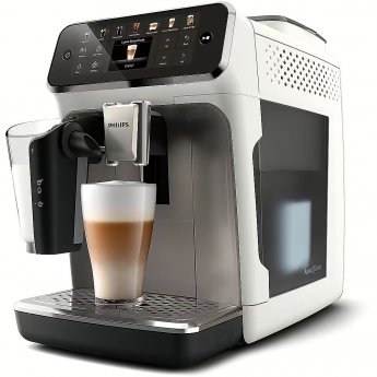 Philips EP4443/70 Fully Automatic Espresso Machine, 12 bar, 1500 W, White/Black