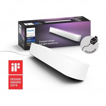 Philips Hue lampka biurkowa 1xPlay RGBW biała z zasilaczem 3-wyjściowym
