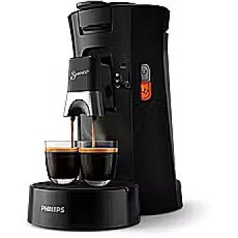 Philips Senseo Select CSA230/61, pad machine black, Deep Black
