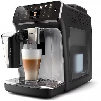 Philips Series 4400 Fully automatic espresso machine, Black/Silver