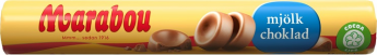 Piena šokolādes konfektes MARABOU Roll, 74 g