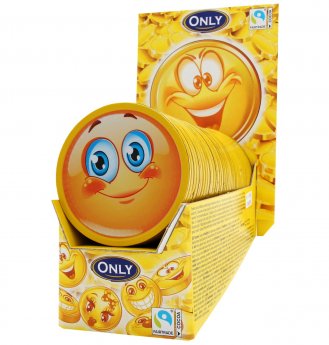 Piena šokolādes ONLY Emoji thaler, 21.5g