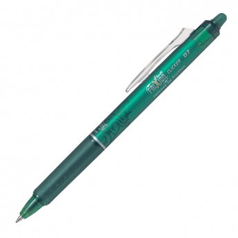 Pildspalva rollers dzēšama PILOT FRIXION Clicker 0.7 mm, zaļa tinte