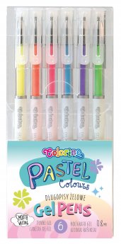 Pildspalvas gēla, Pastel, 6 krāsas