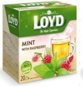 Piparmētru tēja LOYD Pyramids HERBAL ar avenēm 20x1,5g