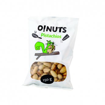 Pistācijas O!NUTS grauzdētas un sālītas, 150 g