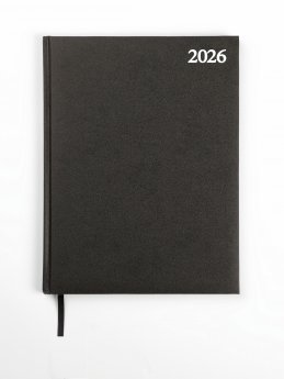 Plānotājs STANDARD 2026, PVC, A4, melna krāsa (Baltic)