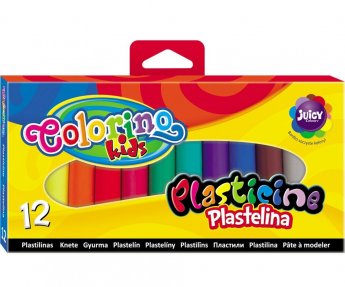 Plastilīns COLORINO 12 krāsas