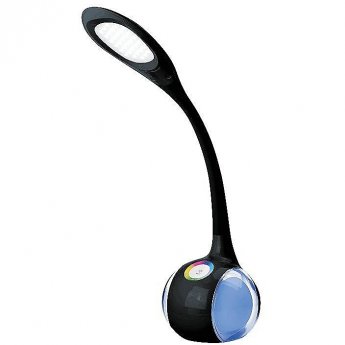Platinet desk lamp PDL20 7W 2in1, black (43735)