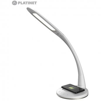 Platinet PDLU15 Desktop PowerFull Flexible Frame 18W LED Lamp with QI Wireless Charger AC 100-240V