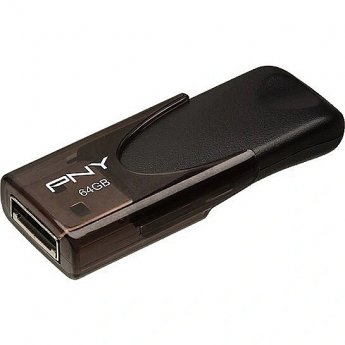 PNY Technologies Attache 4, 64GB, Black