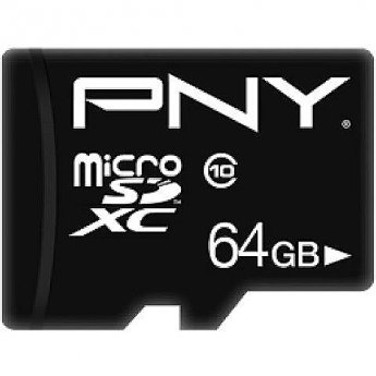 PNY Technologies microSDXC, 64GB, Class 10