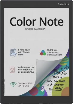 PocketBook Color Note 10.3", Storm Blue