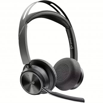 Poly  Voyager Focus 2 Microsoft Teams Certified USB-C-C Headset +USB-C/A Adapter +Charging Stand 9T9J6AA