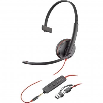 Poly Blackwire 3215, USB-C/A