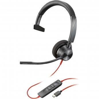 Poly Blackwire 3310, MS Teams, USB-C/A