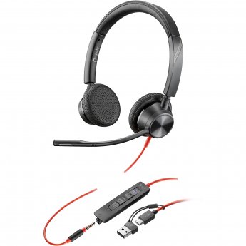 Poly Blackwire 3325, Teams, USB-C/A