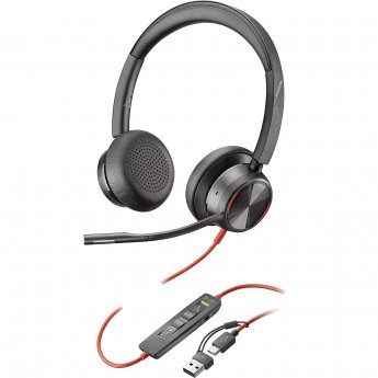 Poly Blackwire 8225, USB-C HS +USB-C/A