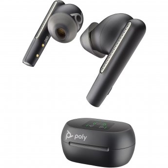 Poly Voyager Free 60+, UC/Teams, USB-C, Carbon Black