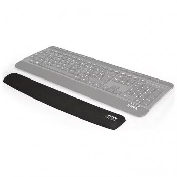 Port Connect | Ergonomic wrist rest for keyboard | Backrest | 60 x 400 x 20 mm | Black