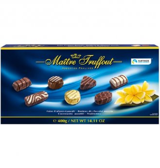 Pralinē konfekšu kārba MAITRE TRUFFOUT, 400g