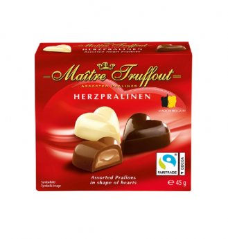 Pralinē konfekšu kārba MAITRE TRUFFOUT, 45g