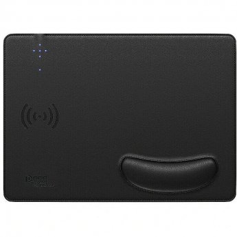 Prio Fast Wireless Charging Mouse Pad 15W (USB-C), Black