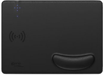 Prio Fast Wireless Charging Mouse Pad 15W (USB-C), Black
