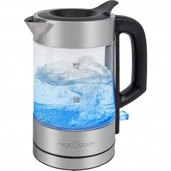Profi Cook PC-WKS 1229, Glass/Stainless steel
