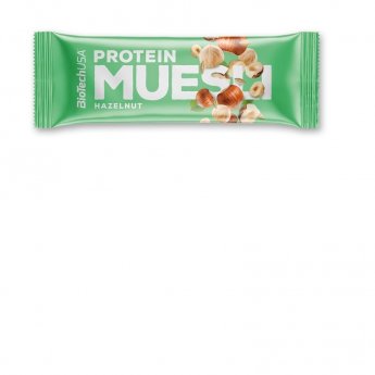 Proteīna batoniņš BioTechUSA Musli, ar lazdu riekstiem, 30g