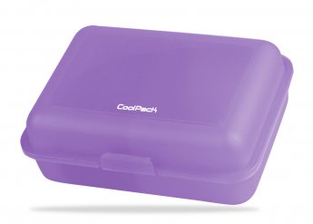 Pusdienas kārba, caurspīdīga COOLPACK Purple