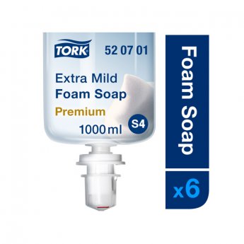 Putu ziepes TORK Premium Extra Mild  S4, 1 L, bez smaržvielām