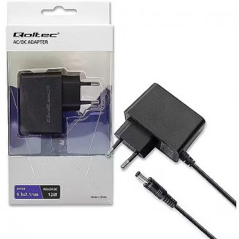 Qoltec AC Adapter 12W 6V, 2A, 5.5x2.1, Openbox